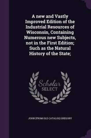 Cover of A New and Vastly Improved Edition of the Industrial Resources of Wisconsin, Containing Numerous New Subjects, Not in the First Edition; Such as the Natural History of the State;