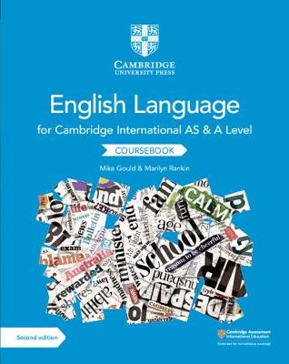 Book cover for Cambridge International AS and A Level English Language Coursebook