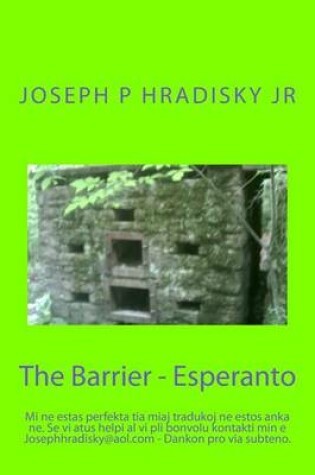 Cover of The Barrier - Esperanto