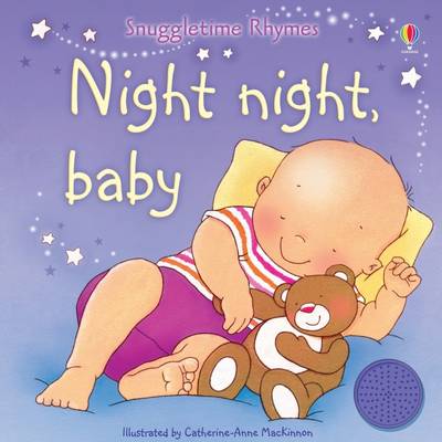 Book cover for Snuggletime Rhymes Night Night Baby Sound Book