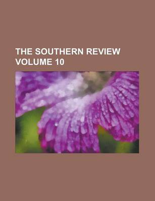 Book cover for The Southern Review Volume 10