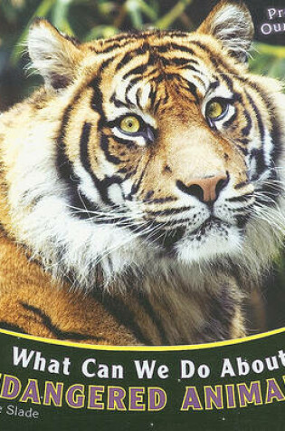 Cover of What Can We Do about Endangered Animals?