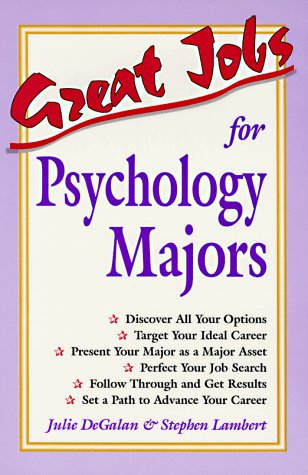 Book cover for Great Jobs for Psychology Majors