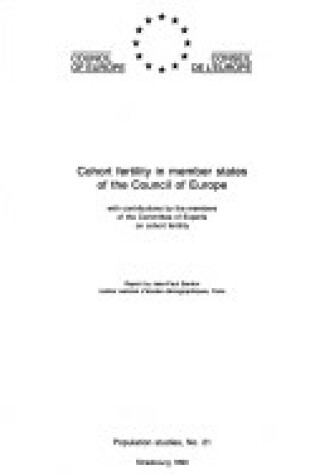 Cover of Cohort Fertility in Member States of the Council of Europe