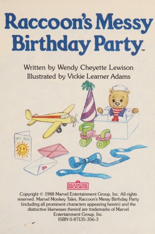 Cover of Raccoon's Messy Birthday Party