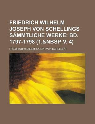 Book cover for Friedrich Wilhelm Joseph Von Schellings Sammtliche Werke (1,