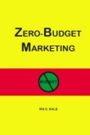 Cover of Zero-Budget Marketing