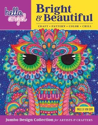 Book cover for Hello Angel Bright & Beautiful Jumbo Design Collection for Artists & Crafters