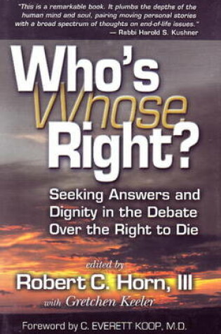 Cover of Who's Right? (Whose Right?)