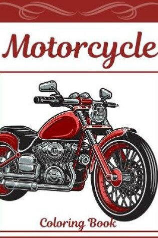 Cover of Motorcycle Coloring Book