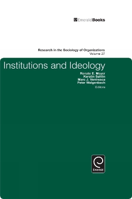 Book cover for Institutions and Ideology