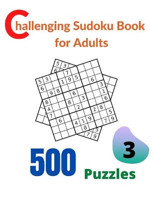 Book cover for Challenging Sudoku Book for Adults Volume 3