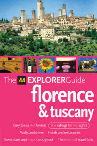 Cover of AA Explorer Florence and Tuscany