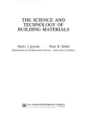 Book cover for The Science and Technology of Building Materials