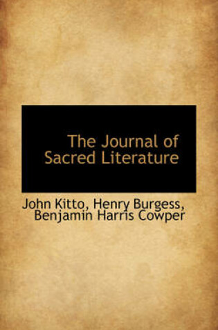 Cover of The Journal of Sacred Literature