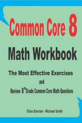 Cover of Common Core 8 Math Workbook