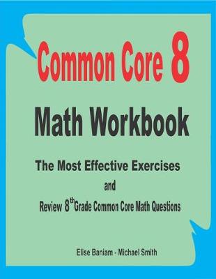 Book cover for Common Core 8 Math Workbook