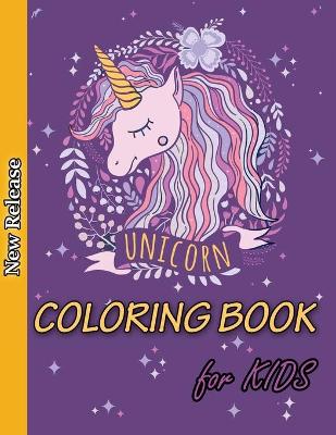 Book cover for Unicorn Coloring Book for Kids