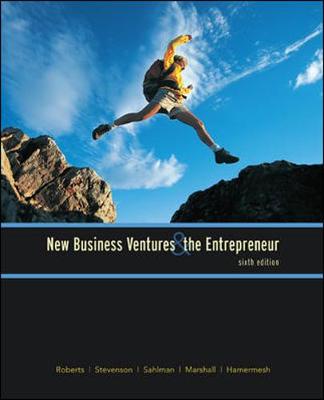 Book cover for New Business Ventures And The Entrepreneur