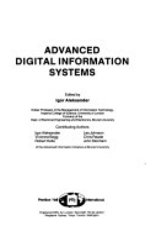 Cover of Advanced Digital Information Systems