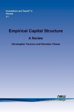 Cover of Empirical Capital Structure