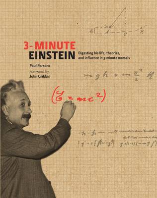 Book cover for 3-minute Einstein