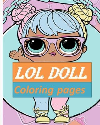 Book cover for LOL doll coloring pages