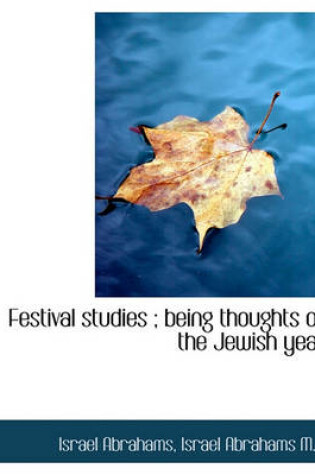 Cover of Festival Studies