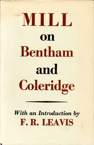 Book cover for Bentham and Coleridge