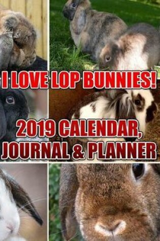 Cover of I Love Lop Bunnies! 2019 Calendar, Journal & Planner