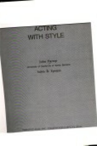 Cover of Acting with Style