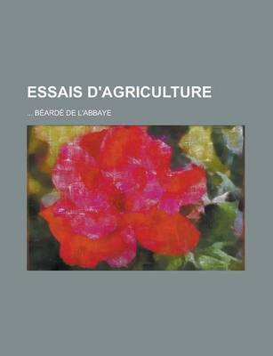 Book cover for Essais D'Agriculture