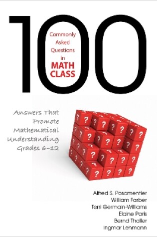 Cover of 100 Commonly Asked Questions in Math Class