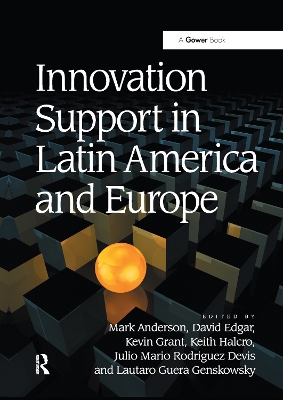 Book cover for Innovation Support in Latin America and Europe