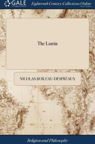 Cover of The Lutrin