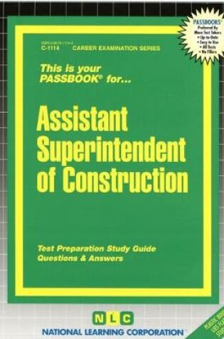 Cover of Assistant Superintendent of Construction