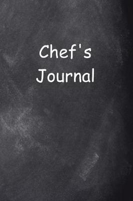 Book cover for Chef's Journal Chalkboard Design