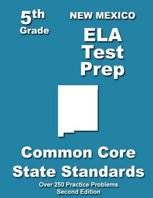Book cover for New Mexico 5th Grade ELA Test Prep