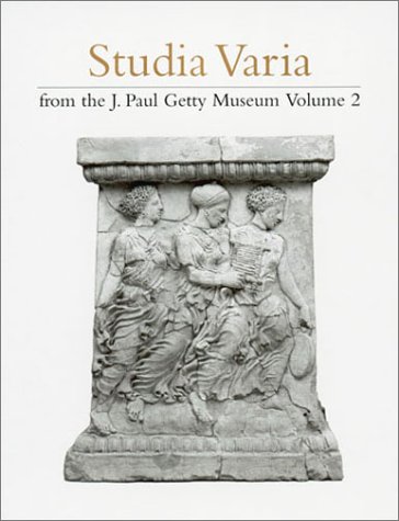 Book cover for Studia Varia From the J.Paul Getty Museum V 2