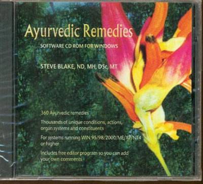 Book cover for Ayurvedic Remedies Software CD Rom for Windows