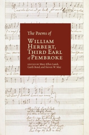 Cover of The Poems of William Herbert, Third Earl of Pembroke