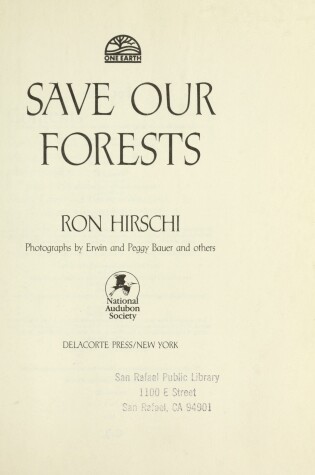 Cover of Save Our Forests