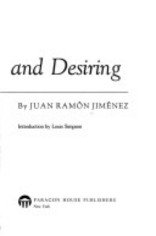 Cover of God Desired and Desiring