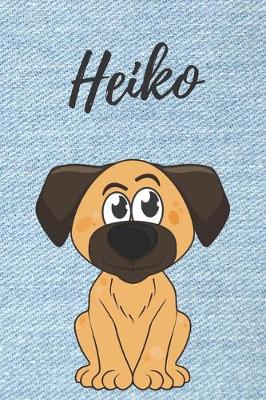 Book cover for Heiko Notizbuch Hunde / Notiz-Buch / Notizheft / Malbuch / Kritzelbuch / Tagebuch / Journal / DIN A5 / Geschenke