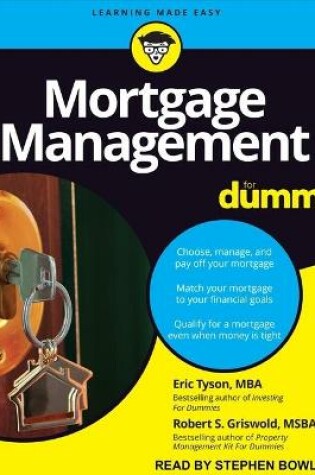 Cover of Mortgage Management for Dummies