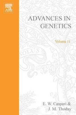 Cover of Advances in Genetics Volume 11