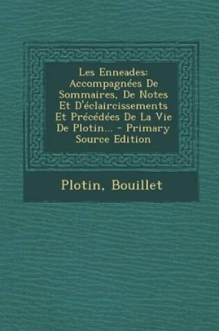 Cover of Les Enneades