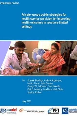 Cover of Private Versus Public Strategies for Health Service Provision for Improving Health Outcomes in Resource-Limited Settings