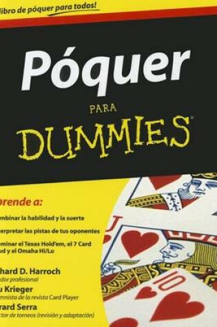 Cover of Poquer Para Dummies