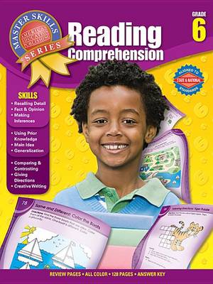 Book cover for Reading Comprehension, Grade 6